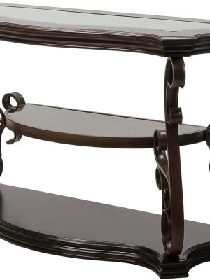 Cocktail Coffee Table Sofa Tea Table Glass Desktop Marble Paper Middle Shelf Coated Metal Legs